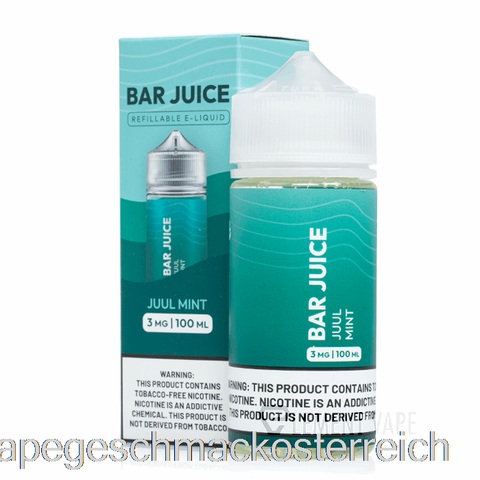 Juul Mint – Riegelsaft – 100 Ml, 6 Mg Vape-Geschmack